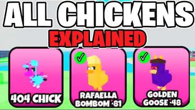 ALL CHICKENS EXPLAINED in Grow a Chicken Fighter! — SpaceQT