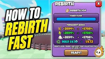 How to REBIRTH FAST in Grow a Chicken Fighter (Radex Tips)